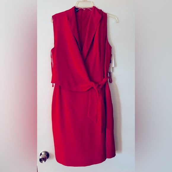 Jones New York Dresses & Skirts - Jones New York Rosy Pink V Neck Dress